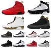 Jumpman 9 10 Mens Basketball Shoes 10S Trainers Bulls Powder Fire Red 9S University Gold Stealth Cement Steel Gray 10th Anniversary Ovo Black Retro Sneakers 40-47