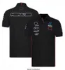 F1 T-shirt kombinezon wyścigowy krótkoczeprzewódzki Summer Lapel Polo Shirt Formuła 1 T-shirt Casual Sport