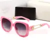 Luxus Sonnenbrille 75 Objektiv Designer Brief Damen Herren Goggle Senior Brillen für Frauen Brillengestell Vintage Metall Sonnenbrille mit