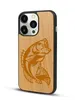 Eco-vriendelijke houten mobiele telefoonhoesjes voor iPhone 12 13 14 15 Pro Max plus XS Cherry Wood TPU bumper blanco laser gravure Bedrijfsnaam terug mobiele cover case shell voor mannen