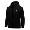 Toulouse FC hommes vestes automne manteau chaud loisirs en plein air jogging sweat à capuche fermeture éclair complète à manches longues veste de sport décontractée