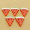 10pcs 32x23mm Fruit Watermelon Resin Charms Cute Foods Pendant For Earring Keychain Accessory Diy Summer Jewelry Making