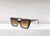 1030 CAT EYE SUNGLASSER SHADES SVARTGRÅ GRADIENT KVINNER SOMER DESIGNER SUNGLASSES SUNNIES GAFAS DE SOL SONNENBRILLE SHADES UV400 EGEEGE WED BOX