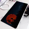 Pedler Japon Ronin Siyah Mousepad XXL Mouse Pad Sanat Deskmat 90x40 Ofis Aksesuarları Mause Mat Büyük Anime Klavye Minimalist 80X30