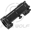 FIRE WOLF 25,4 mm 1 "Dual Ring High Profile See - through 20 mm Weaver Picatinny Rail Scope Mount Acessórios de caça