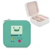 Jewelry Pouches Bmo Sits And Waves - Adventuretime ? Storage Box Multilayer Rotating Plastic Organizer With Mirror