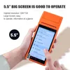 Skrivare PDA POS Q2 Android 8.1 Handhållen Portable Thermal 58mm skrivare för kontroller Point ComerCial allt i ett kvitto SII -program