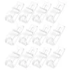 Rideau 12 Pcs Transparent Rideaux Rouleau Store Clips Fenêtre Crochet Vertical Clip Cintre Crochets