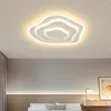 Ceiling Lights Modern Led For Bedroom Study Living Room Home Interior Roof White Decoration Dimming Chandelier Lighting Fixtures