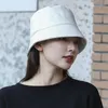 Wide Brim Hats Web Celebrity Star Same Bucket Hap Pu Cortical Fisherman Hat Children Korean Japanese Vintage Small Along Basin Wholesale