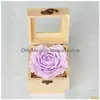 Decorative Flowers Wreaths 9Pcs Diameter 10Cm Soap Heart Shape Rose Scented Bath Body Petal Flower Case Wedding Decoration Gift Fe Dhkmi