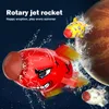 Gun Toys Backyard Water Spray Sprinkler Flying Jet Rotating Children's Garden Wiggle Splashing Baby Beach Summer Outdoor Toy for Kid Gift 230526