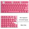 Combos 118 PBT Keycaps For Universal Mini Mechanical Keyboard Backlit Multiple Color 61/64/68/71/82/84 Keys Layout Key caps Replacement