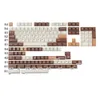 Capuchons de touches de clavier de jeu mécanique, 164/104 touches GMK Tiramisu, profil PBT, par Sublimation, pour commutateur MX T6Z2