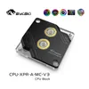 Chłodzenie BYKSKI CPU Block Water Block do Intel LGA1700 1151 1155 1156 2011 2066 X99 I7 RGB Obsługa światła 5v 3pin GND na płycie głównej