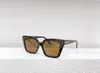 1030 CAT EYE SUNGLASSER SHADES SVARTGRÅ GRADIENT KVINNER SOMER DESIGNER SUNGLASSES SUNNIES GAFAS DE SOL SONNENBRILLE SHADES UV400 EGEEGE WED BOX