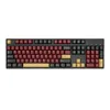 Accessori keycap set per tastiera meccanica Samurai rosso tema ISO layoutcopatibile OverMolding Profilo di ciliegia opaco