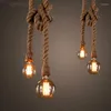 Lampy wiszące nordyckie linie wiszące lekkie retro loft kuchenne wyposażenie zawieszone lampa do życia domowe oświetlenie przemysłowe dekoracje Luminaire