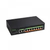 Przełączniki Rocinn Hot 10 portów Poe Ethernet Switch 48V VLAN 10/100 Mbps IEEE 802.3 AF/AT Network Switch dla CCTV IP Kamera bezprzewodowa AP 250M