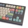 Aksesuarlar Dyesub XDA Profil PBT Tuval Keycaps134 Anahtarlar Mekanik Klavye 6.25U Uzay Çubuğu 1.75U 2U Vites ISO Enter