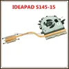 Pads voor Lenovo S14515 S14515IWL 340C15IWL 81MV Laptop Heatsink met ventilator DC28000DWF0 AT1A40020S0 100% getest snel schip