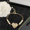 Diseñador de brazalete de lujo para mujer, joyería clásica, letra ccity, mujer, hombre, pulseras de oro 80