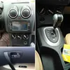 Adesivos CarStyling 3D / 5D Fibra de carbono Interior do carro Console central Mudança de cor Moldagem Adesivo Decalques para Nissan Qashqai j10 20062015