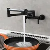 Robinets De Cuisine De Haute Qualité En Laiton Massif Fixé Au Mur Pliable À Double Articulation Pot De Remplissage Évier Robinet Mitigeur D'eau Froide