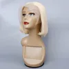 #613 Short Bob Wig 13 4 Lace Frontal Wigs Brazilian Human Hair Blonde Color 150% Density Front For Women