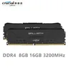 Rams Oryginalny Ballistix DDR4 RAM 8GB 16 GB 3200 MHz 3600MHz Dram Drama Pamięć gier kompatybilna z AMD i Intel