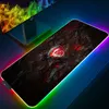 Коврики Коврик для мыши RGB Игровые аксессуары Компьютерный большой коврик для мыши 900x400 Геймерский резиновый ковер с подсветкой Play CS GO LOL Настольный коврик MSI