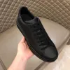 Classic black brown Men shoes real Leather mens sneakers Loafers lace up low top fashion casual shoe designers shoes man Size 38-45