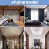 Luzes de teto RGB LED Smart Light App Bluetooth Remote Control Dimmable Lamp com a sala de estar da sala de estar da sala de estar ambiente