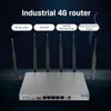 Routers Wiflyer 4G LTE WiFi Router Sim Modem Gigabit Ethernet Lan Dual Bands 5.8GHz SATA PORT 5DBI Afneembare antenne voor 64 Device