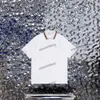 Xinxinbuy Men designer tee t shirt 23SS randig jacquard krage brev broderi kort ärm bomullskvinnor svart aprikos vit marin 318018 s-2xl