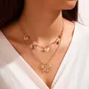 Colar de gargantilha para mulheres meninas moda borboleta bohemia dourado cor de coloração de pescoço de pescoço colares de luxo de joias acessórios presentes