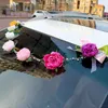 Decorative Flowers Austin Rose Artificial Silk 110cm Car Roof Garland Wedding Decoration Embellishment Fake Flower Decora