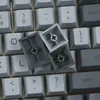 Accessoires KBDFANS Cement Gray PBT Dyesub KeyCaps Set