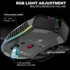 Möss 2.4G trådlöst RGB Light Honeycomb Gaming Mouse för bärbar dator anteckningsbok PC Computer Gamer Office Möss Gamer USB Laddningsbar söt söt