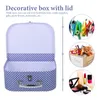 Gift Wrap Decorative Storage Box With Lid Toy Suitcase Kids