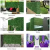 Decoratieve bloemen 60 40 cm kunstmatige planten gras muur diy achtergrond bruiloft buxus hegpanelen voor binnenshuis huizen tuindecoratie