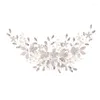 Coiffes mariée couronne à la main fleur peigne à cheveux bandeau bandeau femmes mode perle strass accessoires de mariage diadème cadeaux