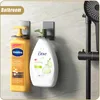 Accesorios de baño, estante autoadhesivo para botellas de champú montado en la pared, organizador de Gel de ducha y jabón líquido, colgador de estantes