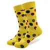 Chaussettes pour hommes automne hiver coton peigné hommes femmes gros point mignon drôle heureux Kawaii sceau zèbre Koala cadeaux de mode