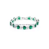 Bracelets à maillons de chaîne ne perdent jamais la rétention de couleur durable amour Cz Bracelet livraison directe bijoux Dh81Q