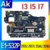 Moderkort E1532P LA9532P Moderkort för Acer Aspire E1532 E1532P LA9532P Laptop Motherboard W/ 2955U 2957U 3556U 3558U I3 I5 I7 CPU