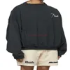 Designer Clothing Mens Sweatshirts Hoodies Rhude Cut Color Blocking Embroidered Letters Round Neck Trendy High Street Loose Pullover Trendy Fashion Streetwear Pu