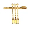 Mini Dabber Werkzeug Silber Gold Kupfer Rotguss FÜR Rauchpfeifen Metallschaufel Wachs Dab 80x6mm Wiederverwendbarer Konzentratlöffel Verdampferzubehör