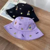 넓은 가슴 모자 힙합 면화 펑크 동물 패턴 버킷 모자 모자 선 스크린 편지 간단한 어부 여성 캐주얼 성명 파나마 스트리트웨어