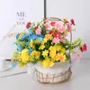 Decorative Flowers & Wreaths Artificial Fake Silk Daisy Wildflowers For Indoor Outdoor UV Resistant Garden Planter DecorDecorative